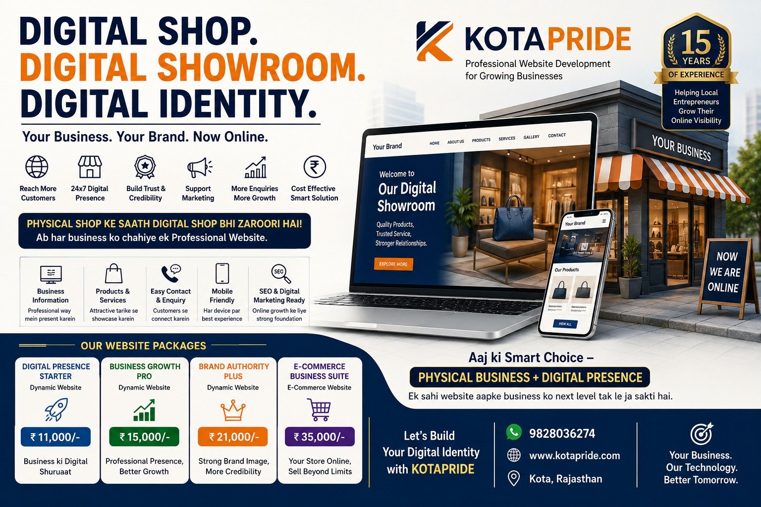 Digital Shop, Digital Showroom and Digital Identity for Your Business